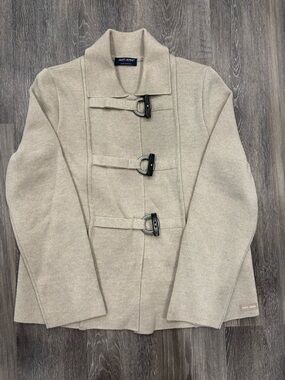 Saint James Women's Beige Toggle Cardigan
